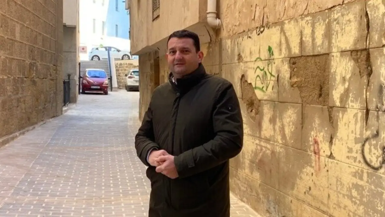 Miguel &Aacute;ngel Estevan, alcalde de Alca&ntilde;iz.