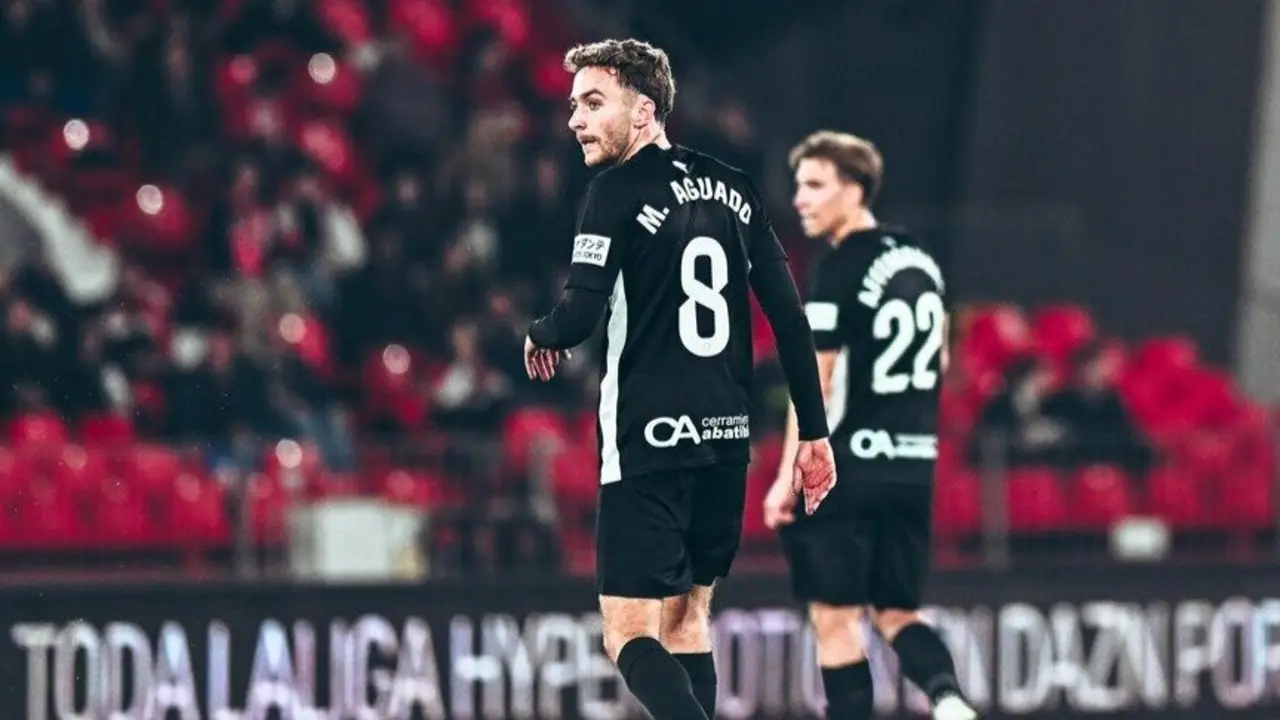 Marc Aguado en un partido con el Elche CF / Elche CF
