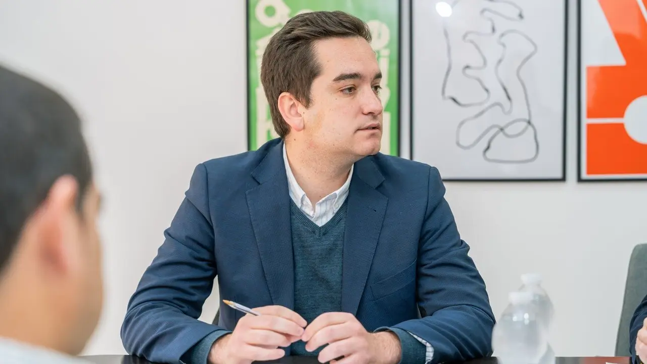 Pablo Blanquet, alcalde de Pina de Ebro. / &Aacute;LVARO CALVO