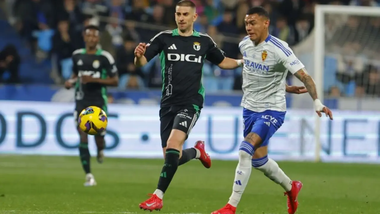 Kervin Arriaga ante el Burgos / LALIGA