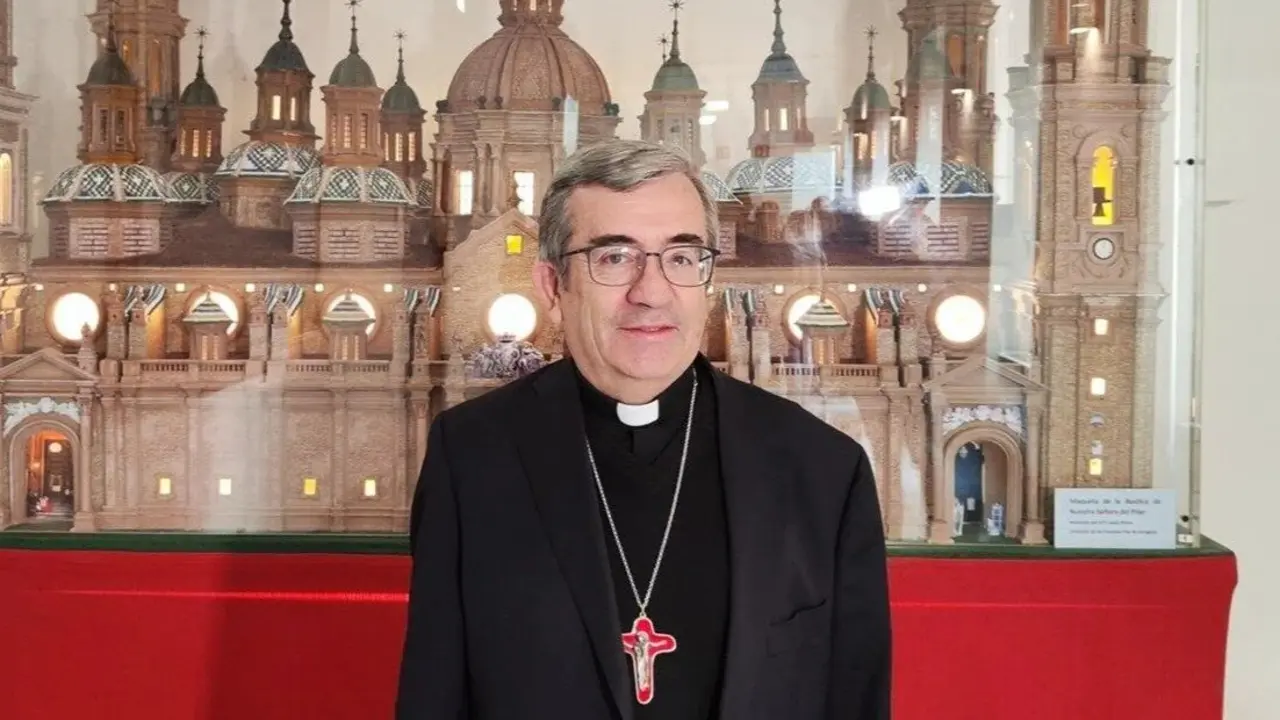El presidente de la Conferencia Episcopal Espa&ntilde;ola, Luis Arg&uuml;ello, este s&aacute;bado 22 de febrero en Zaragoza / EUROPA PRESS
