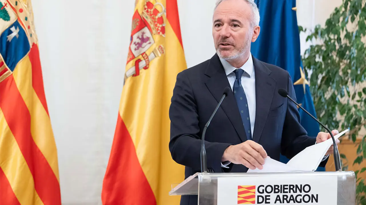 Jorge  Azc&oacute;n, presidente del Gobierno de Arag&oacute;n ./ DGA