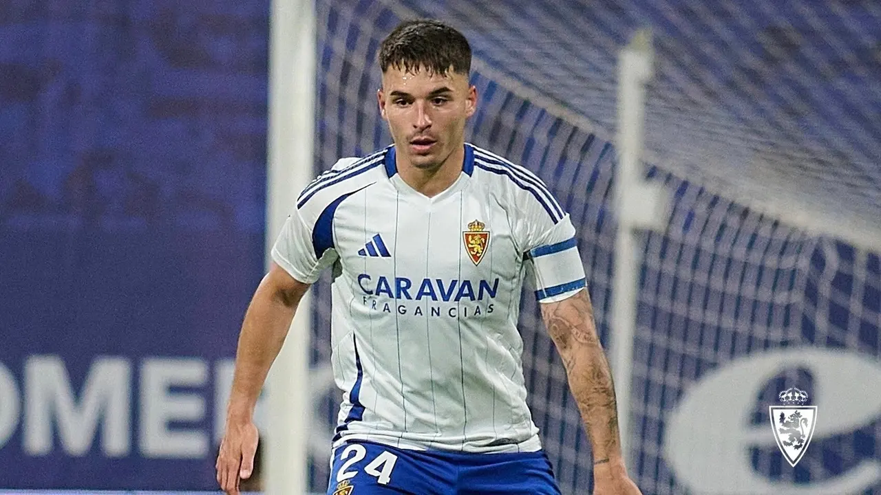 Lluis L&oacute;pez con el Real Zaragoza / REAL ZARAGOZA