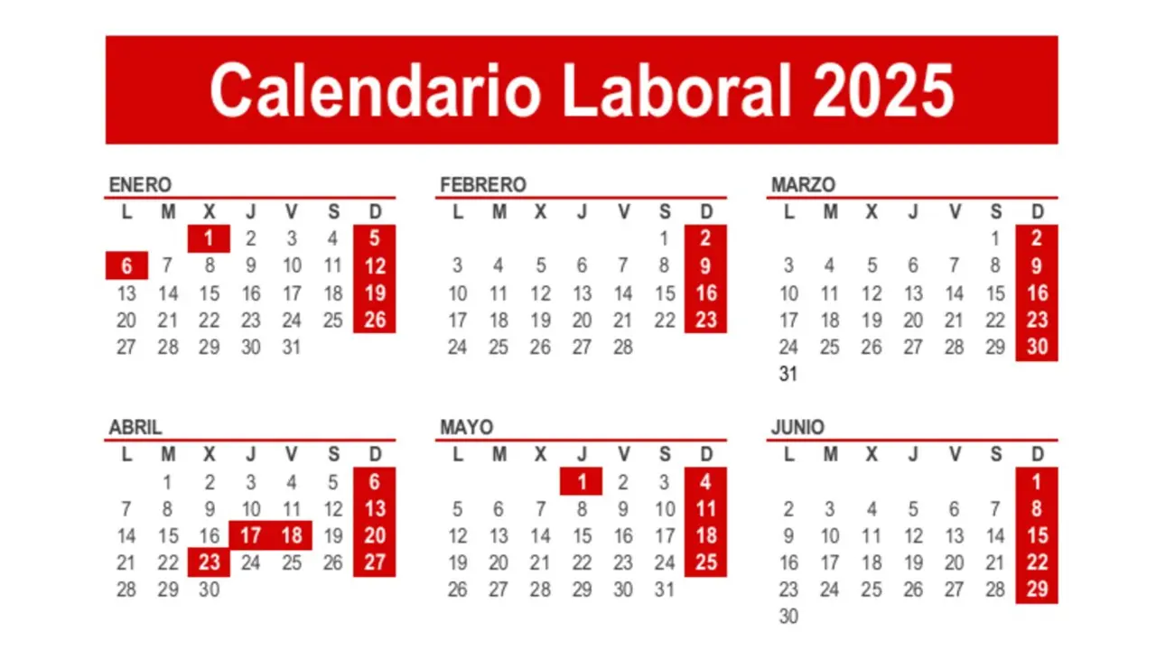 Calendario Laboral 2025