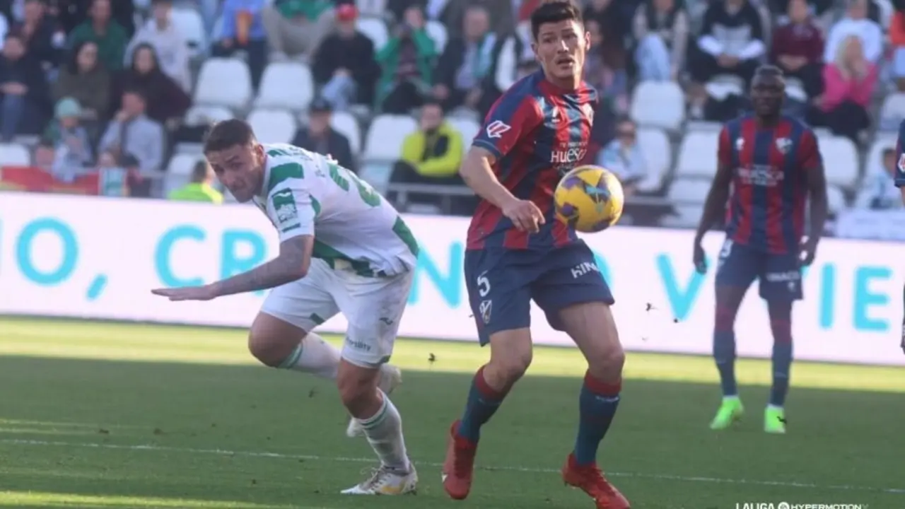 Miguel Loureiro con la SD Huesca / LaLiga