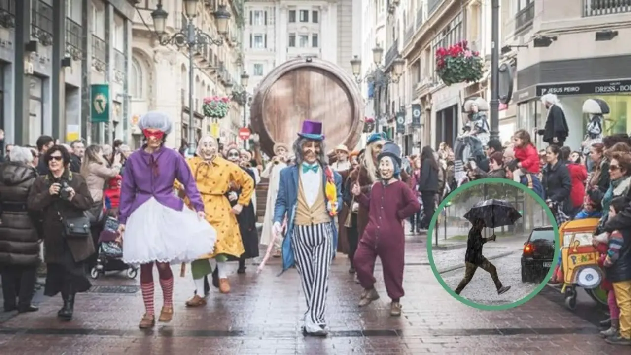 Desfile de Carnaval en Zaragoza.