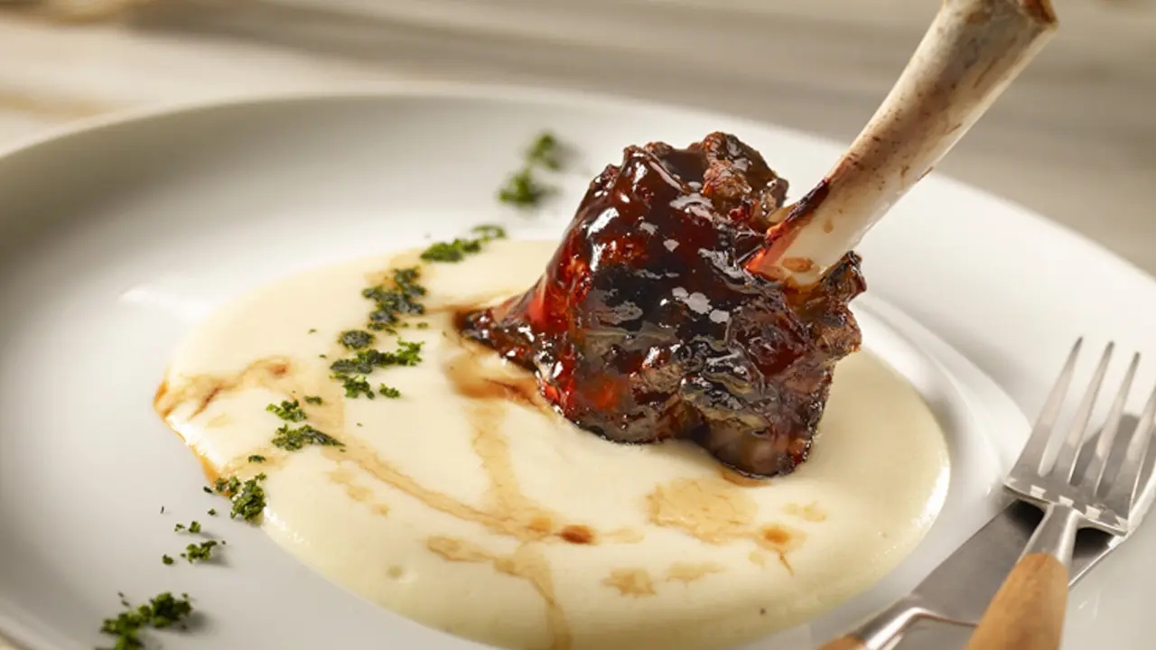 Uno de los platos del restaurante Casa Arcas