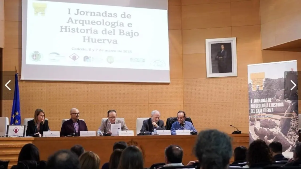 Primer d&iacute;a de las I Jornadas de Arqueolog&iacute;a de Cadrete.