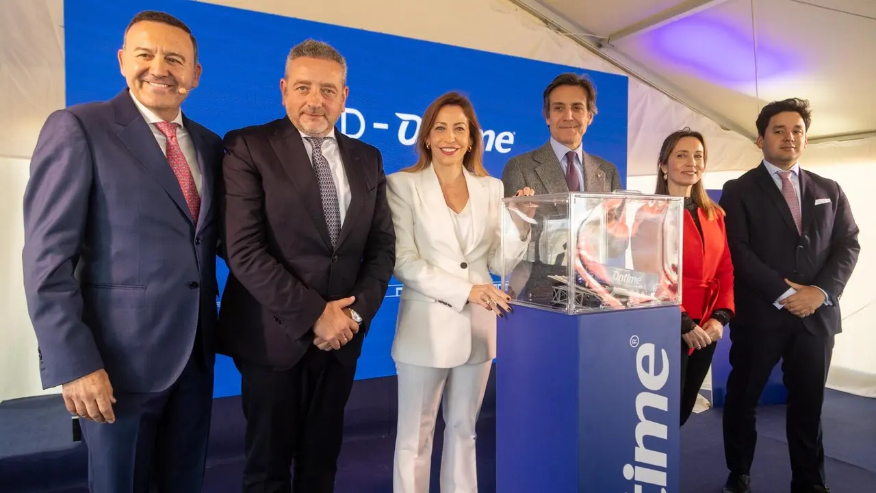 Acto de colocaci&oacute;n de primera piedra de la empresa Ontime. / Dani Marcos