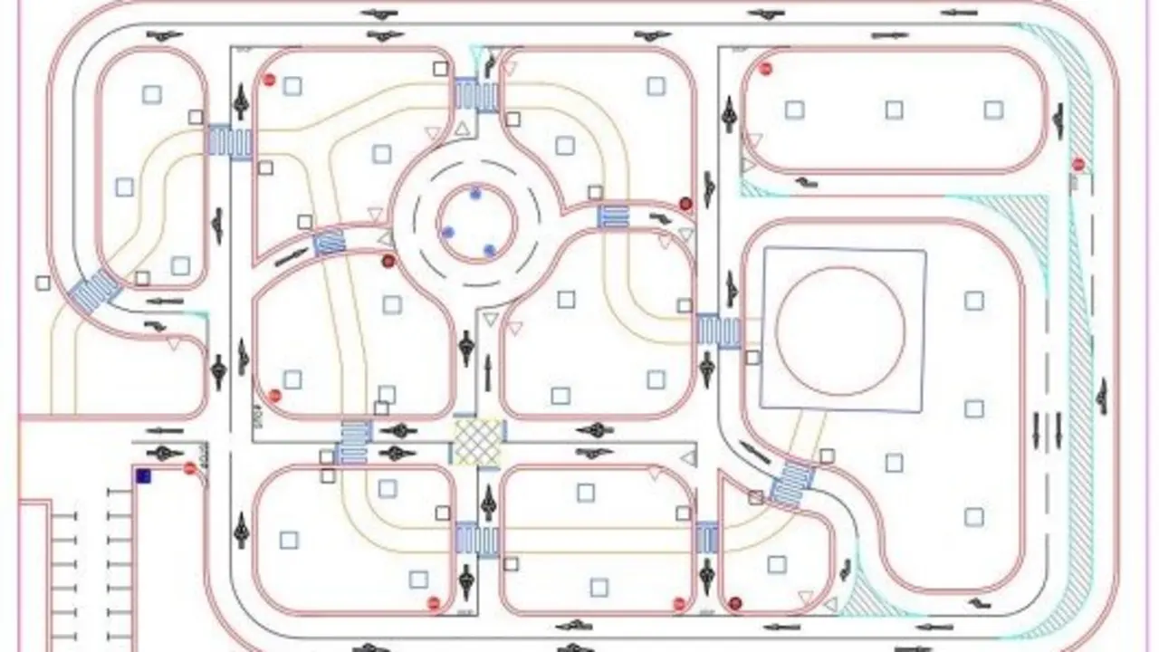 Futuro parque infantil de tr&aacute;fico de Ejea.