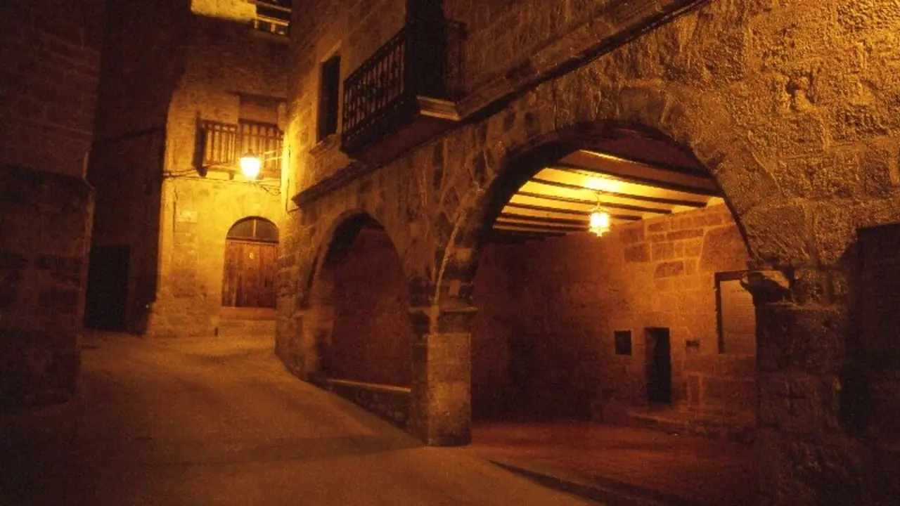 Calles de Belmonte de San Jos&eacute;. / Visita Bajo Arag&oacute;n