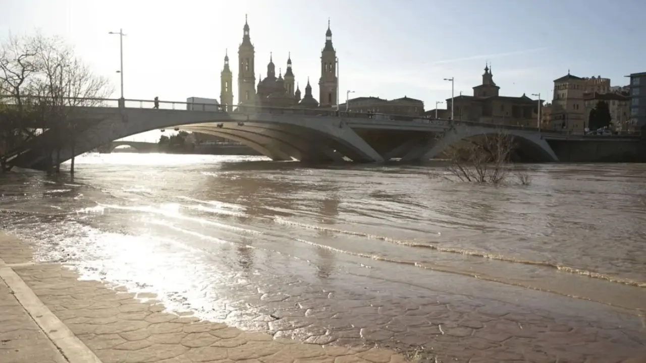 Crecidas del Ebro en Zaragoza