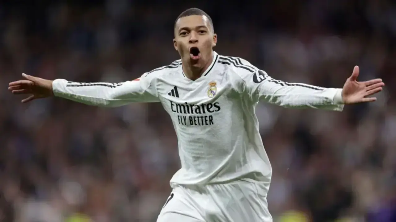 Mbapp&eacute; con el Real Madrid / GETTY
