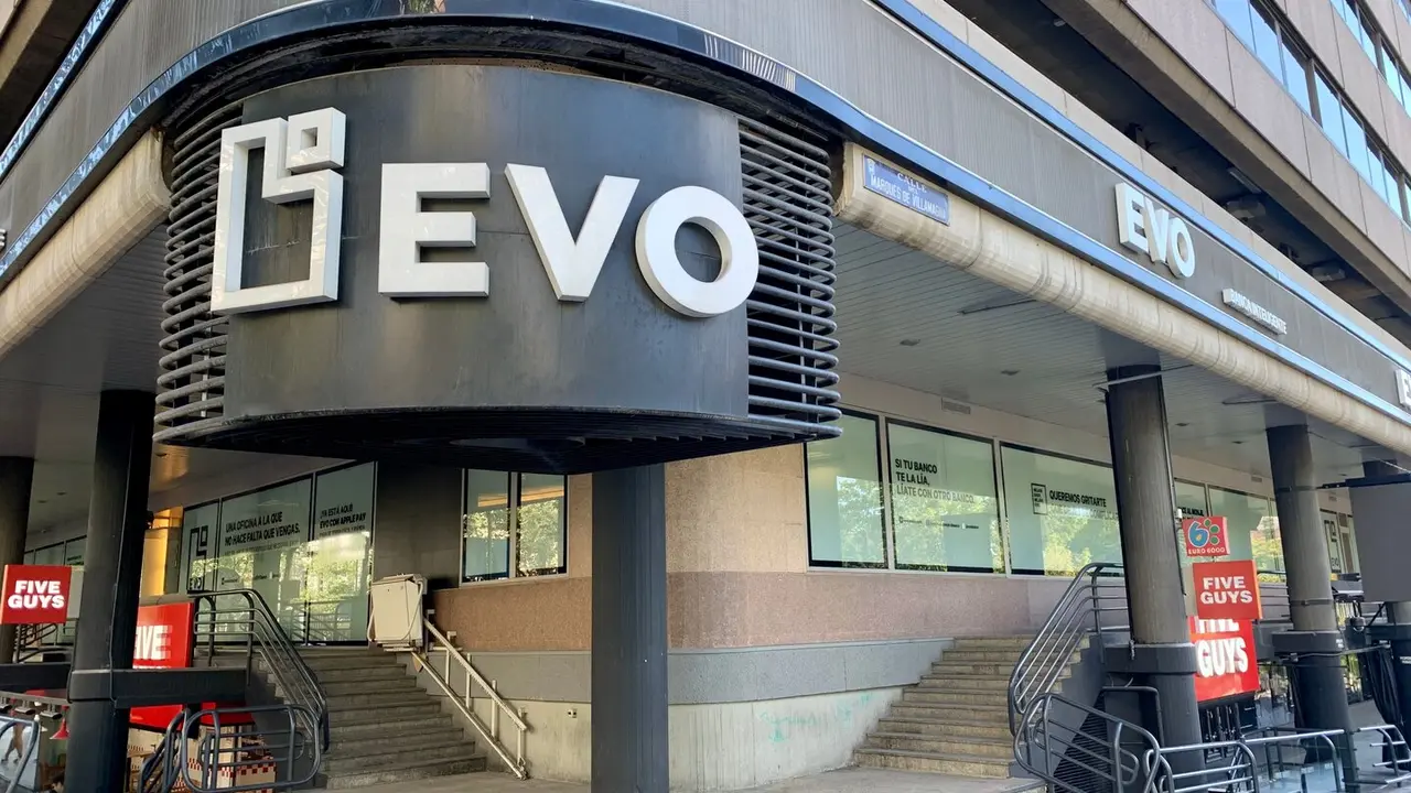 Oficina principal de Evo Banco en Madrid.