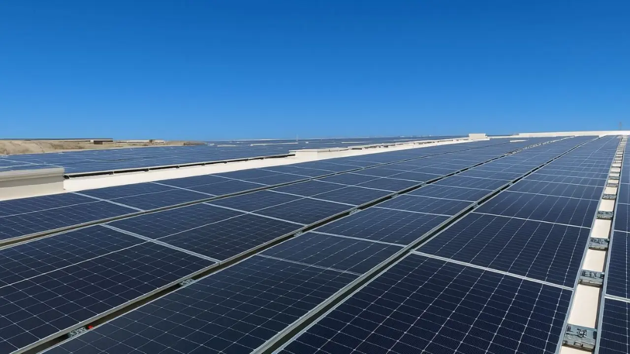 Parque fotovoltaico.