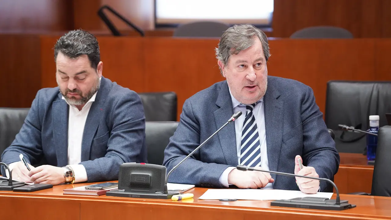 El diputado de Vox, Juan Vidal, en las Cortes aragoneses