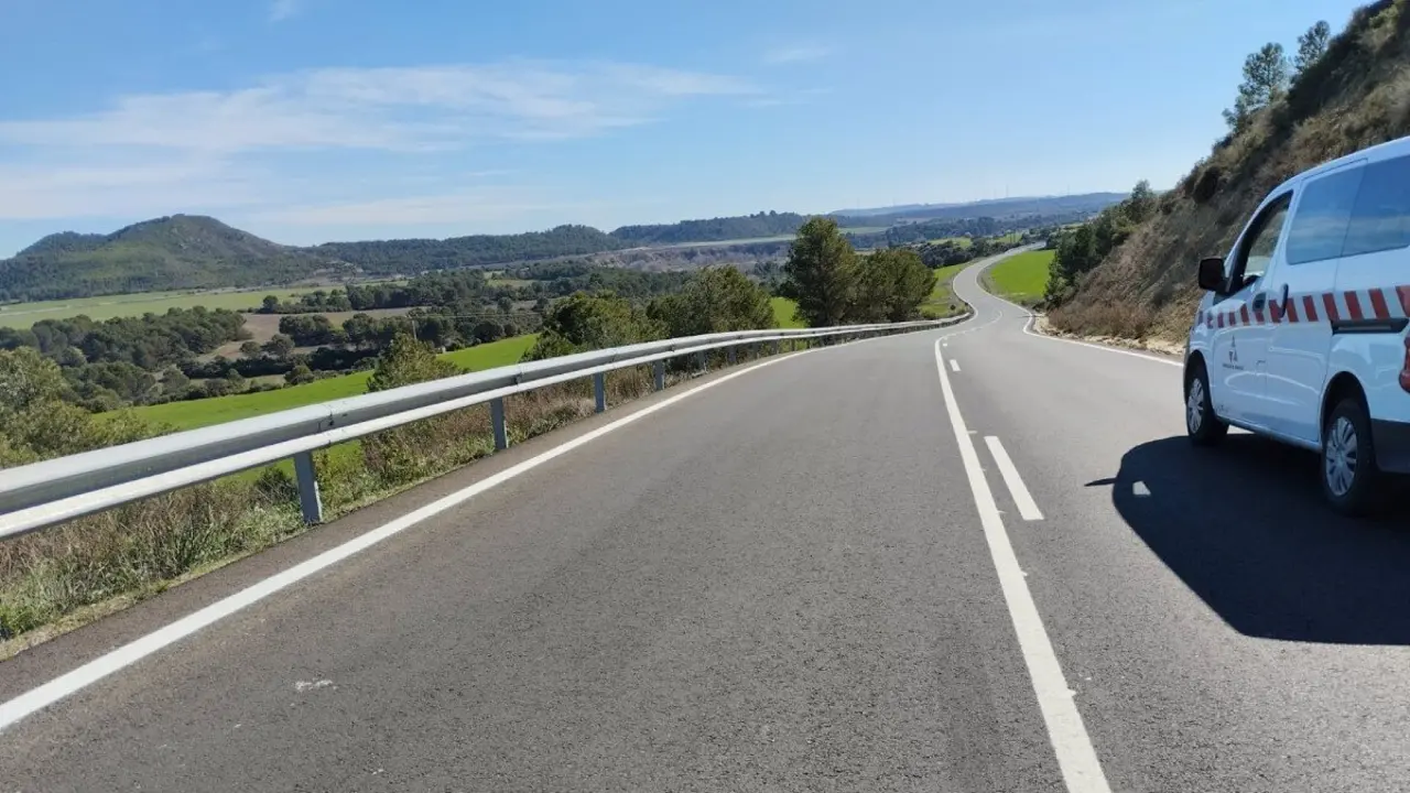 Carretera CV-811 que discurre entre Puendeluna y Marracos - DIPUTACI&Oacute;N DE ZARAGOZA