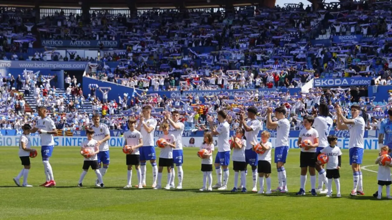 El Real Zaragoza en La Romareda / LFP