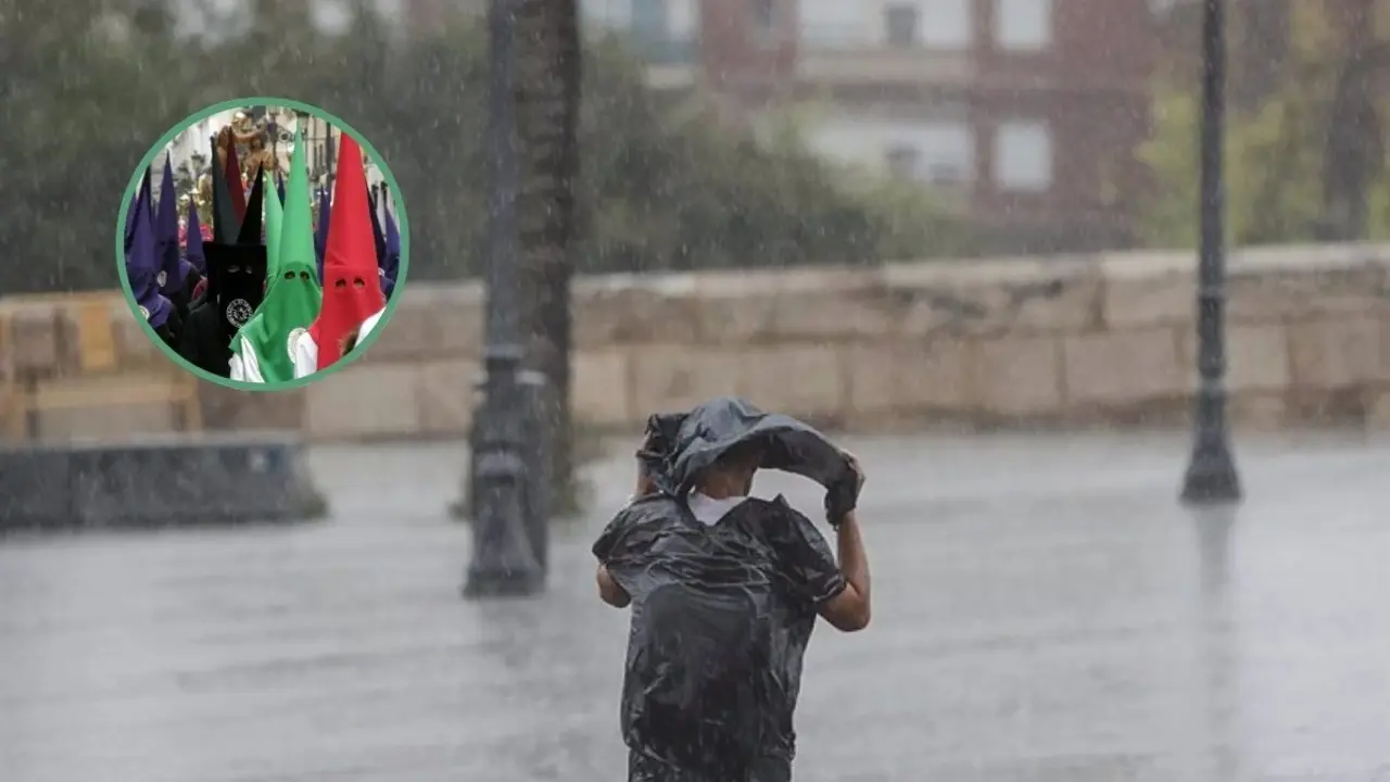 Lluvia en Semana Santa Zaragoza | E.P