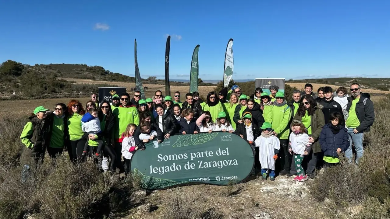 Jornada medioambiental con Caja Rural de Arag&oacute;n.