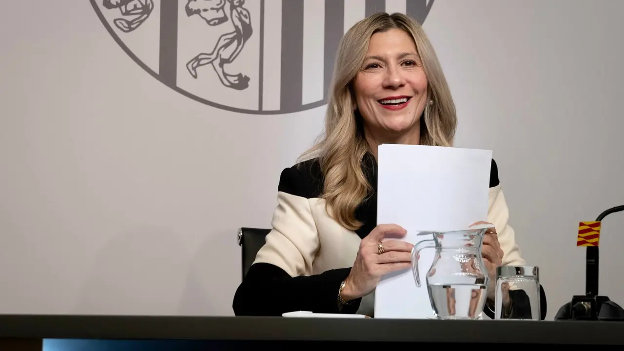 La vicepresidenta del Gobierno aragon&eacute;s, Mar Vaquero, en el Pignatelli