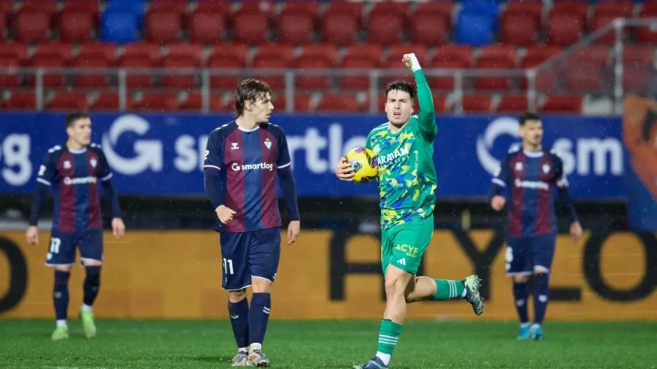 Liso celebrando el gol ante la SD Eibar / LaLiga