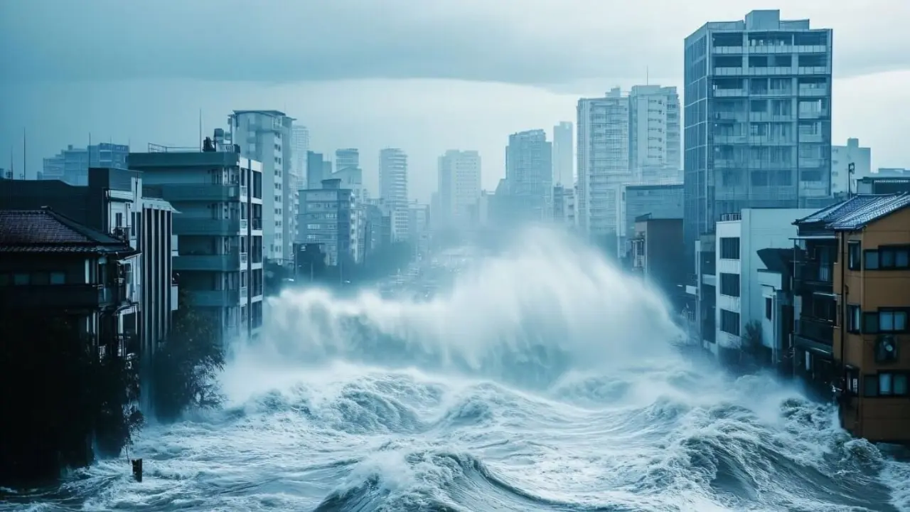 Inundaci&oacute;n por Tsunami