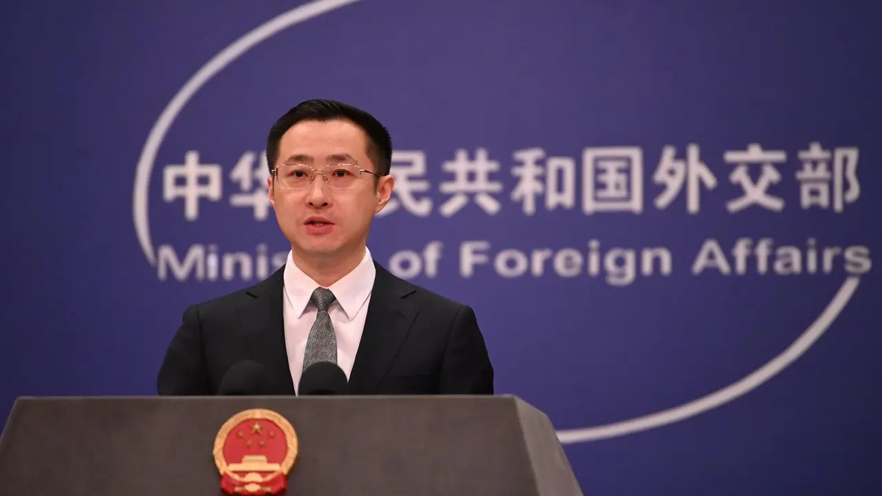 Lin Jian, portavoz del Ministerio de Exteriores de China. - Johannes Neudecker/dpa
