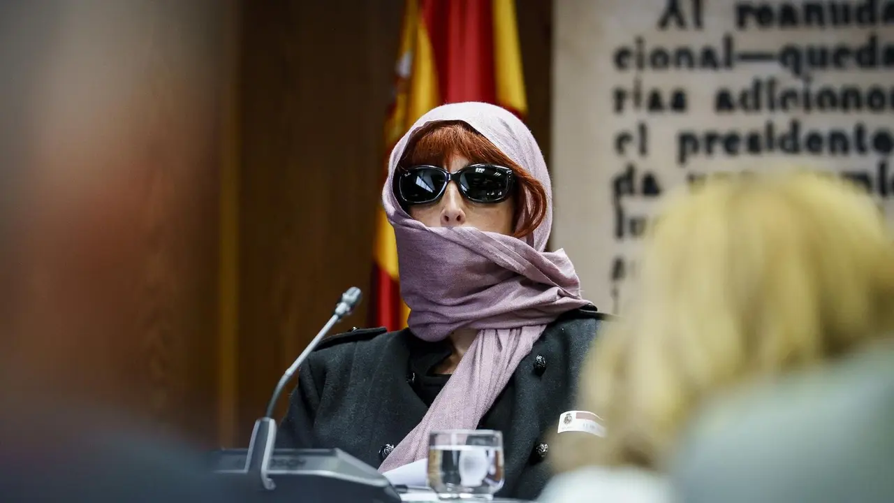La expareja de Koldo Garc&iacute;a, Patricia U., en su comparecencia en la comisi&oacute;n de investigaci&oacute;n del Senado. /Europa Press