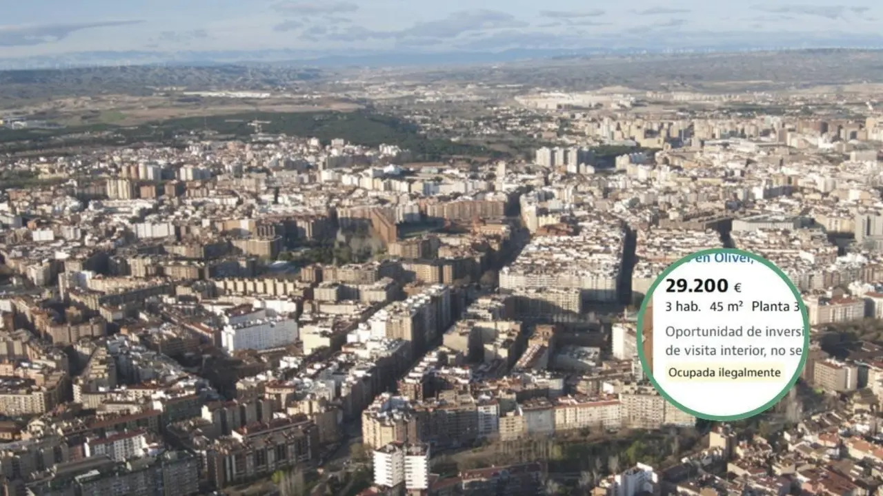 Pisos okupados en venta Zaragoza