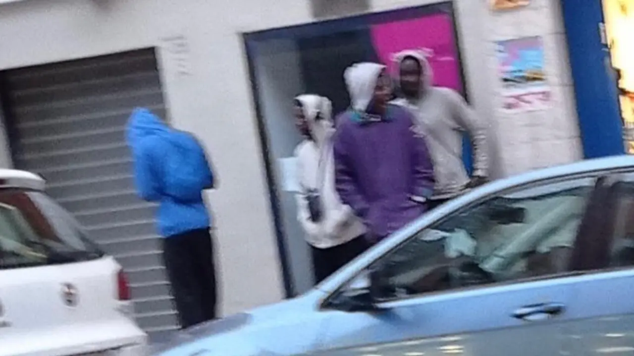 Imagen de algunos de los migrantes de Sabi&ntilde;&aacute;nigo /Cedida a H.A.
