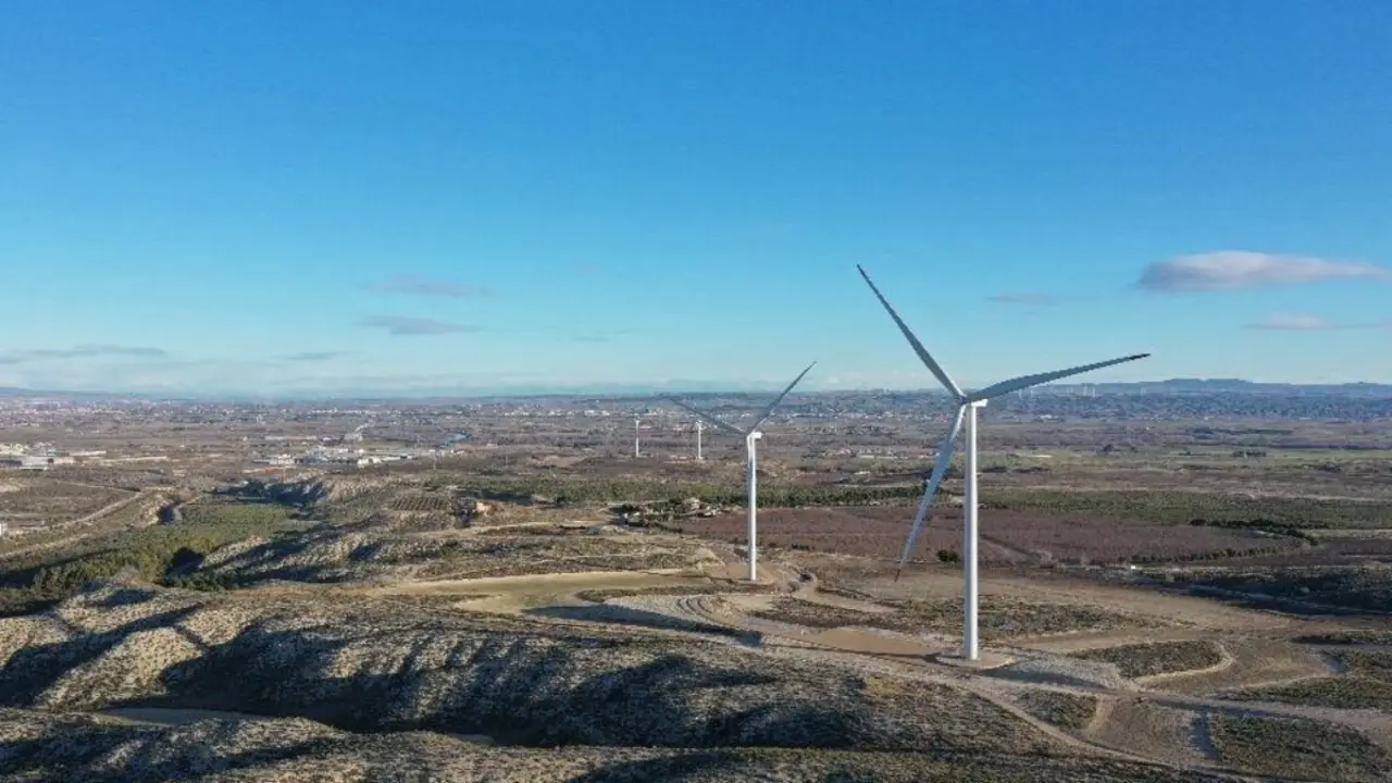 Uno de los proyectos de energ&iacute;a e&oacute;lica de Atalaya Generaci&oacute;n.