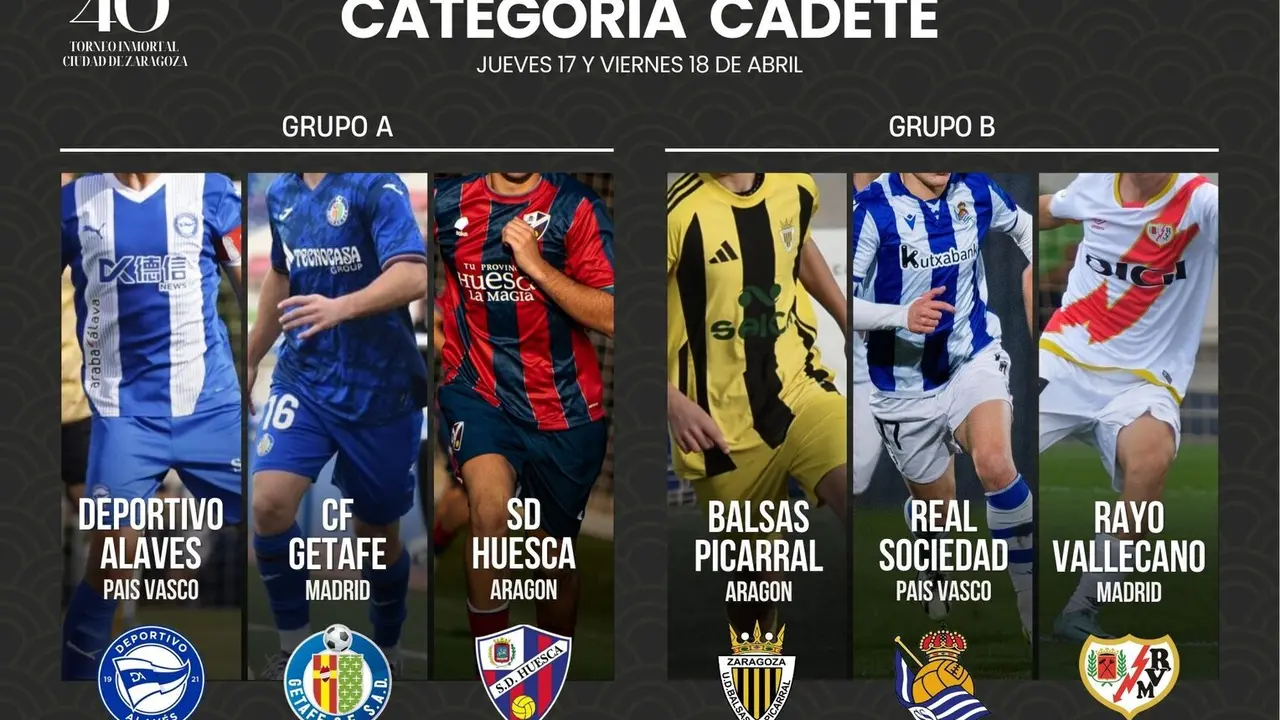 XLTrofeo de F&uacute;tbol Base Ibercaja Ciudad de Zaragoza / Balsas Picarral