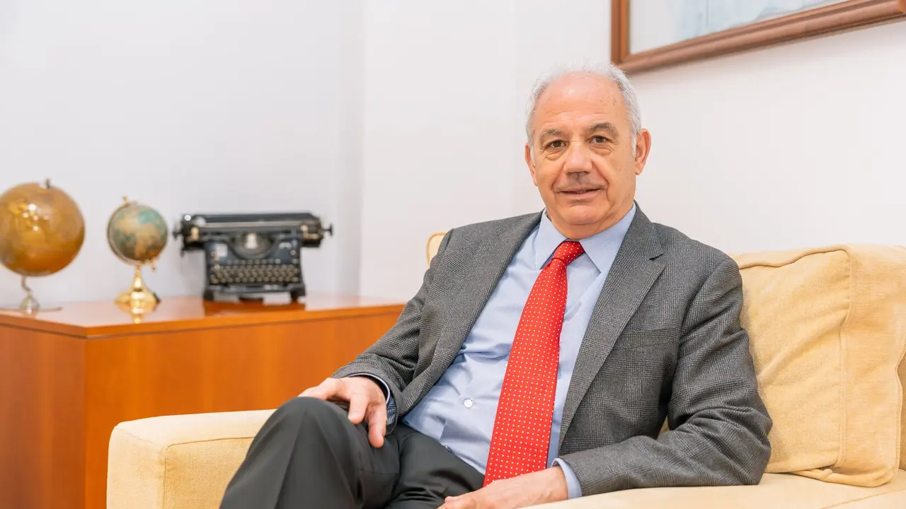 Miguel Marzo, presidente de la CEOE Arag&oacute;n, en una entrevista para HOY ARAG&Oacute;N