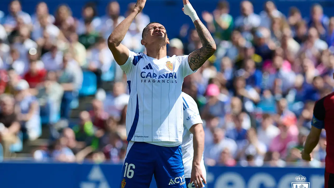 Kervin Arriaga en el partido ante el Eibar / Real Zaragoza