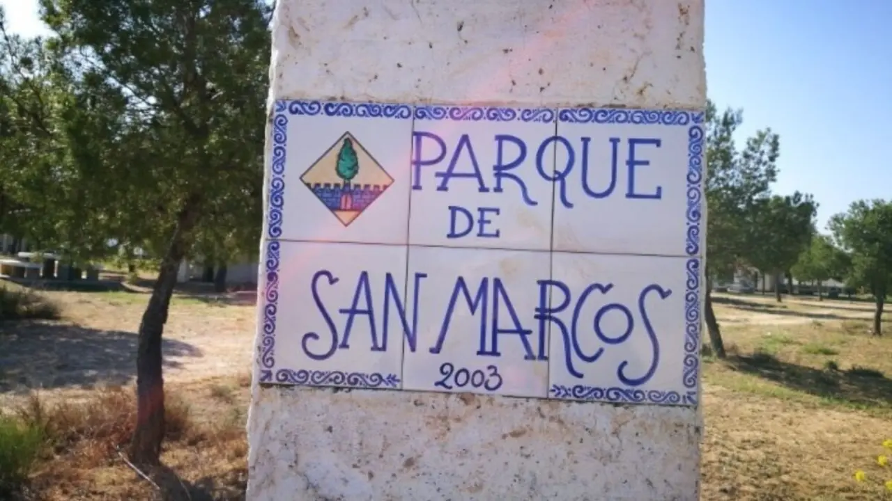 Parque de San Marcos, en Chiprana. / HA