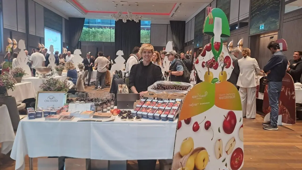 La acci&oacute;n se enmarca en el acuerdo de colaboraci&oacute;n entre la DPT y la C&aacute;mara de Comercio para promocionar los productos agroalimentarios en el mercado exterior. - DIPUTACI&Oacute;N DE TERUEL