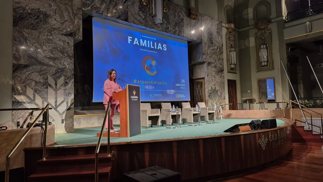 La consejera de Bienestar Social, Carmen Sus&iacute;n, en el I Congreso de Familias