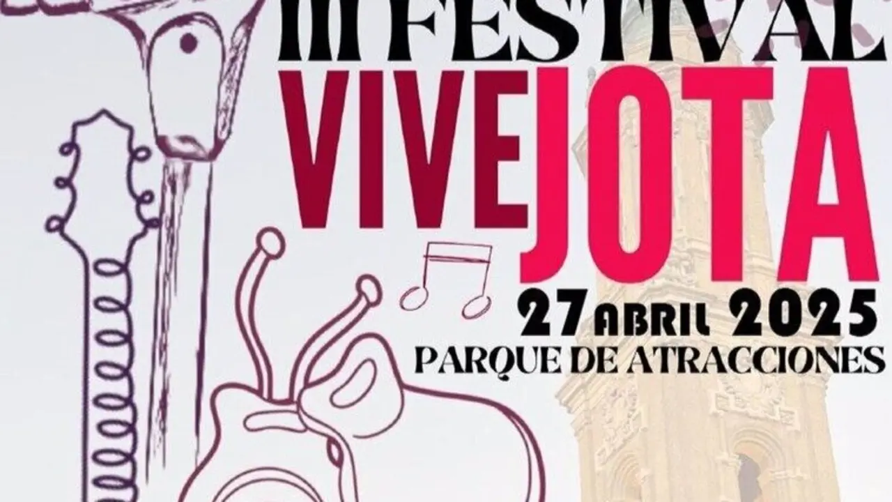 Cartel de la III Edici&oacute;n de ViveJOTA - AYUNTAMIENTO DE ZARAGOZA