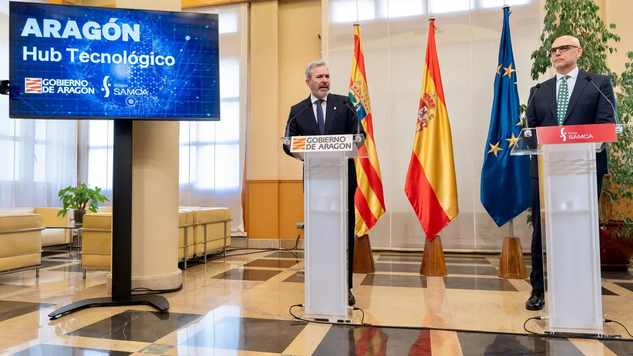 Anuncio de Grupo Samca de la instalaci&oacute;n de un centro de datos en Luceni