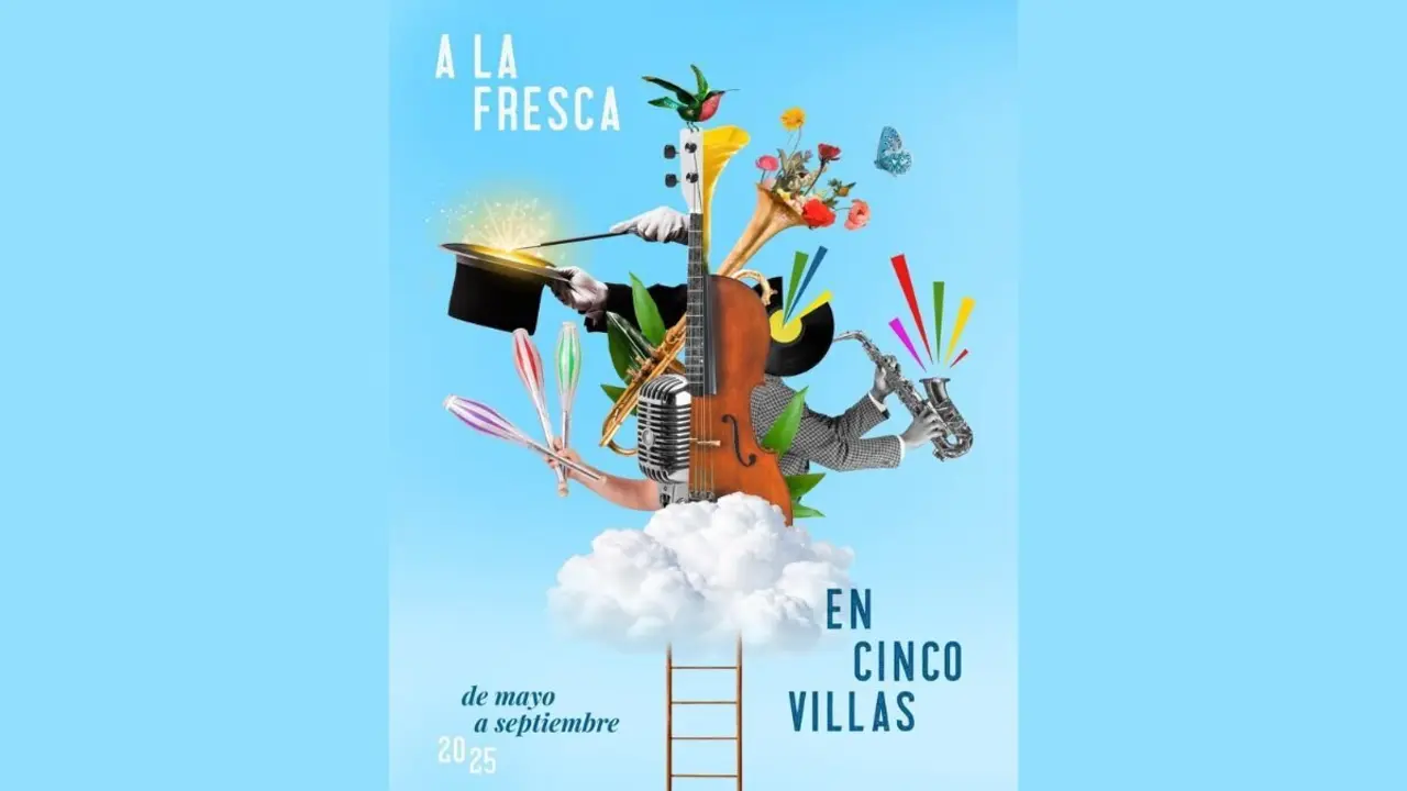 Cartel de 'A la fresca Cinco Villas 2025'
