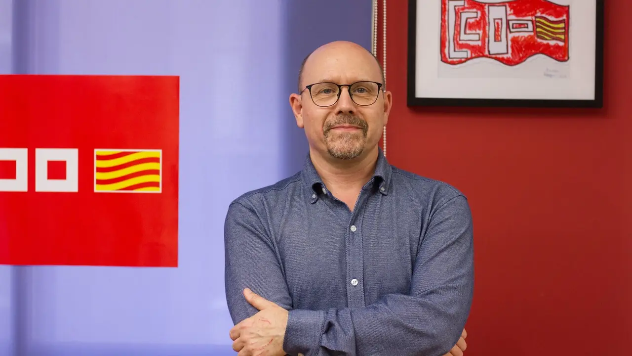 Manuel Pina, secretario general de Comisiones Obreras en Arag&oacute;n