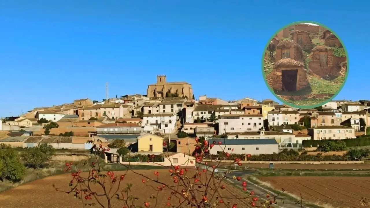 El pueblo de Zaragoza de 47 habitantes pero que tiene 130 bodegas subterr&aacute;neas  V&iacute;a Alto Jal&oacute;n