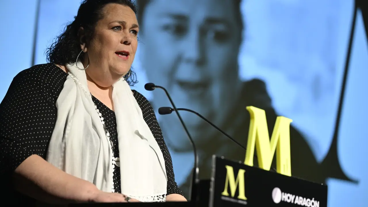 Cristina Gallart, galardonada en los Premios Mujeres Influyentes de Arag&oacute;n 2025. /Marcos Cebri&aacute;n para HOY ARAG&Oacute;N