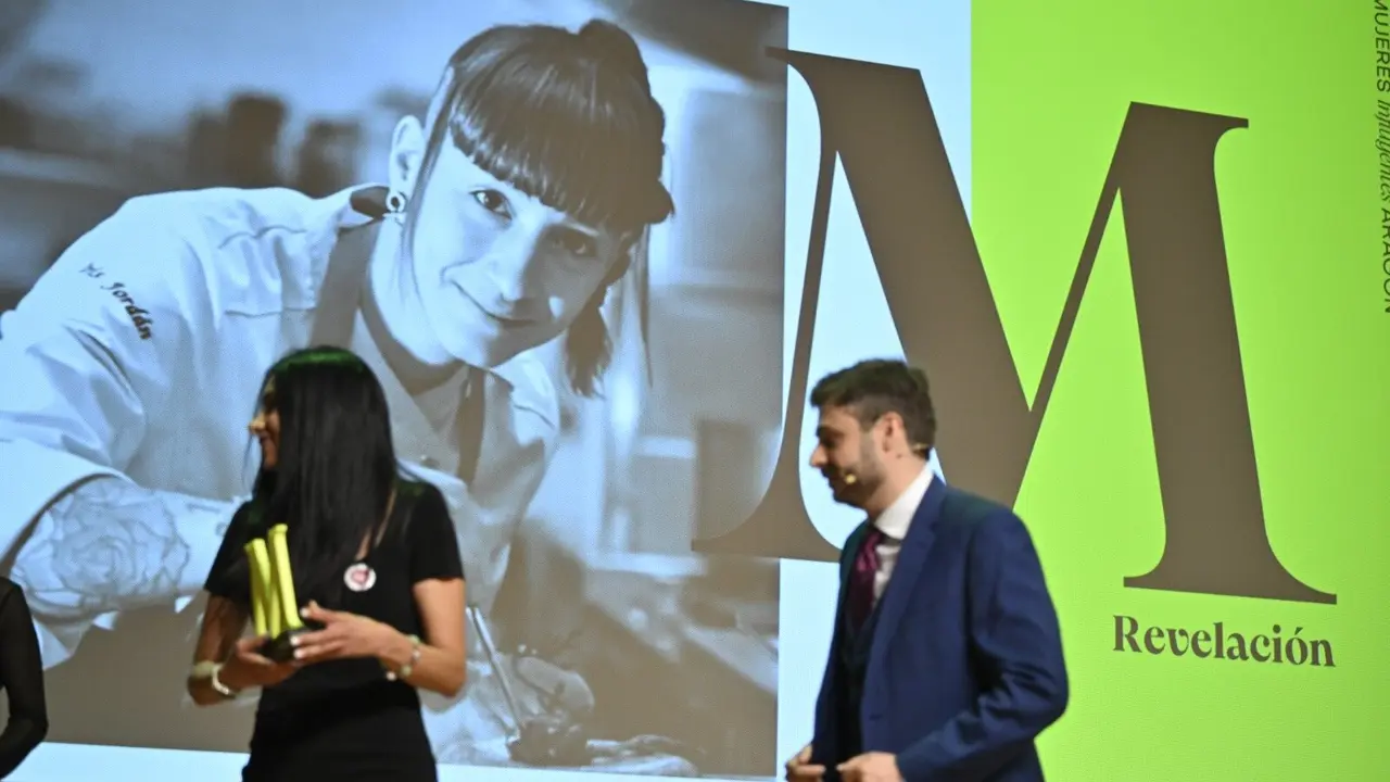 Iris Jord&aacute;n galardonada en los Premios Mujeres Influyentes de Arag&oacute;n 2025. /Marcos Cebri&aacute;n para HOY ARAG&Oacute;N