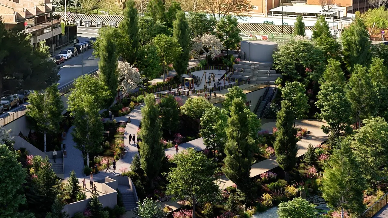El proyecto del R&iacute;o Huerva contar&aacute; con ocho parques integrados en la ribera.
