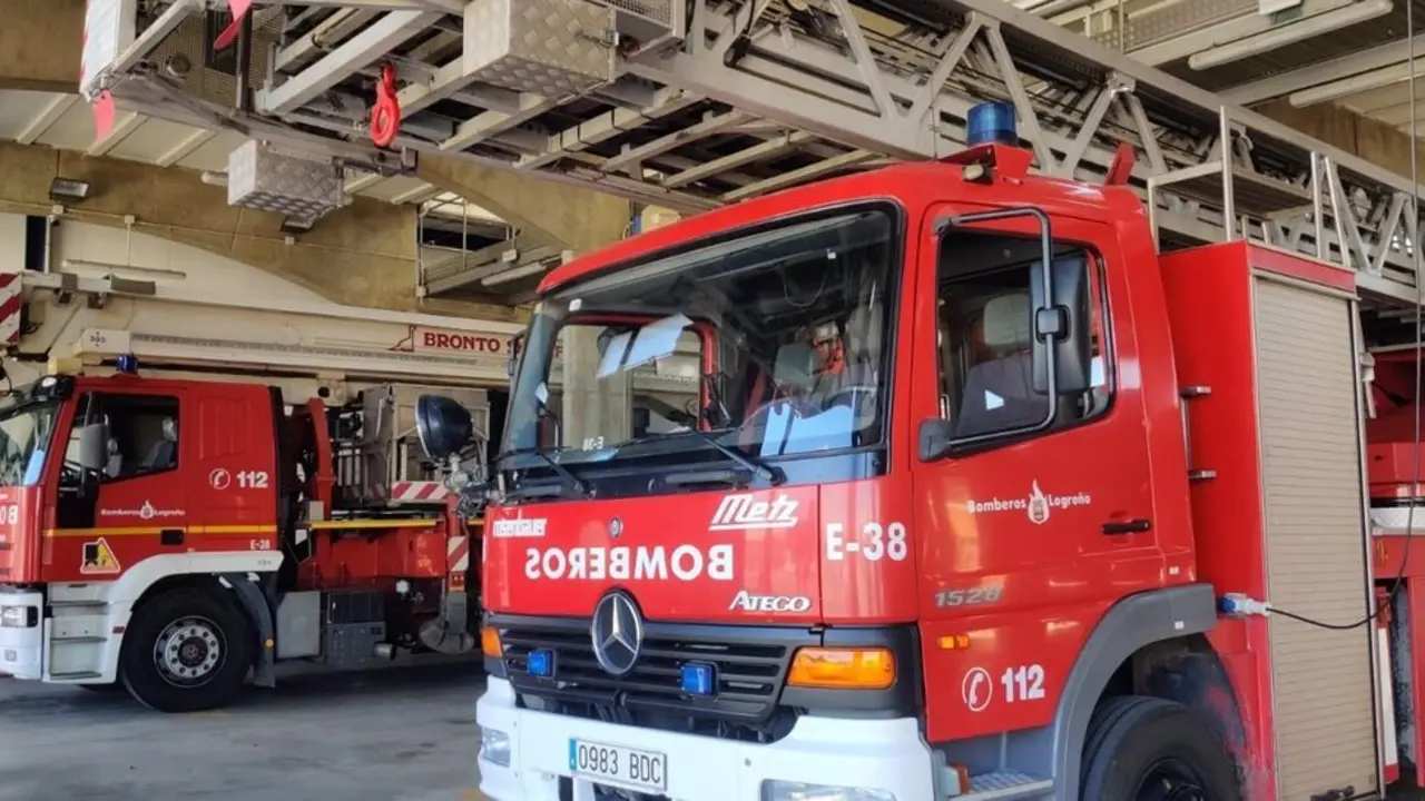 Cami&oacute;n de Bomberos de Logro&ntilde;o - EUROPA PRESS