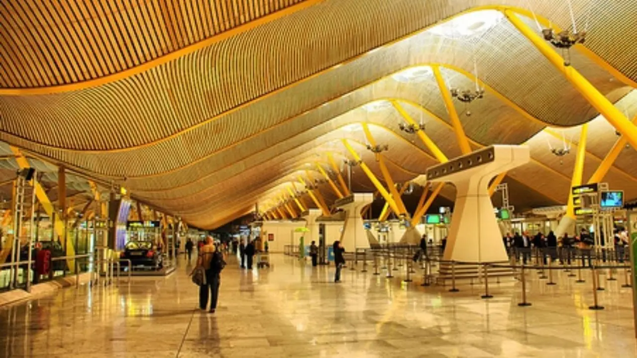 LA T4 del aeropuerto de Madrid, Barajas.