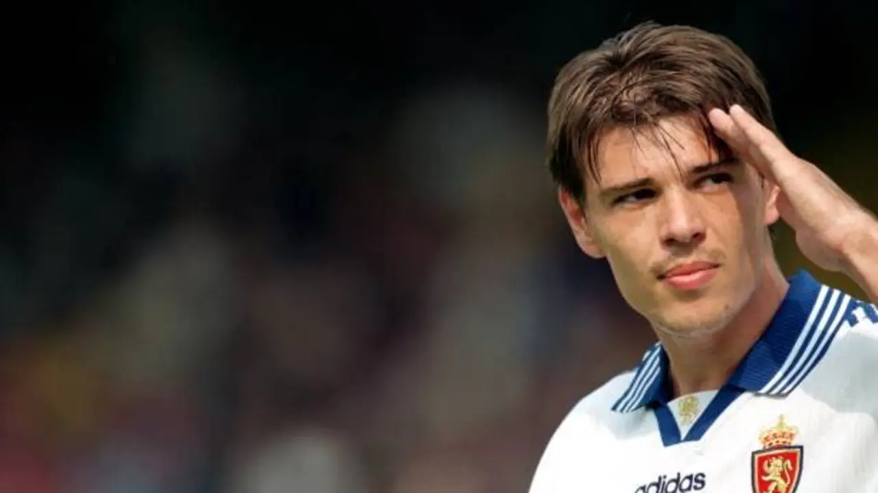 Real Zaragoza's Savo Milosevic  (Photo by Matthew Ashton/EMPICS via Getty Images)