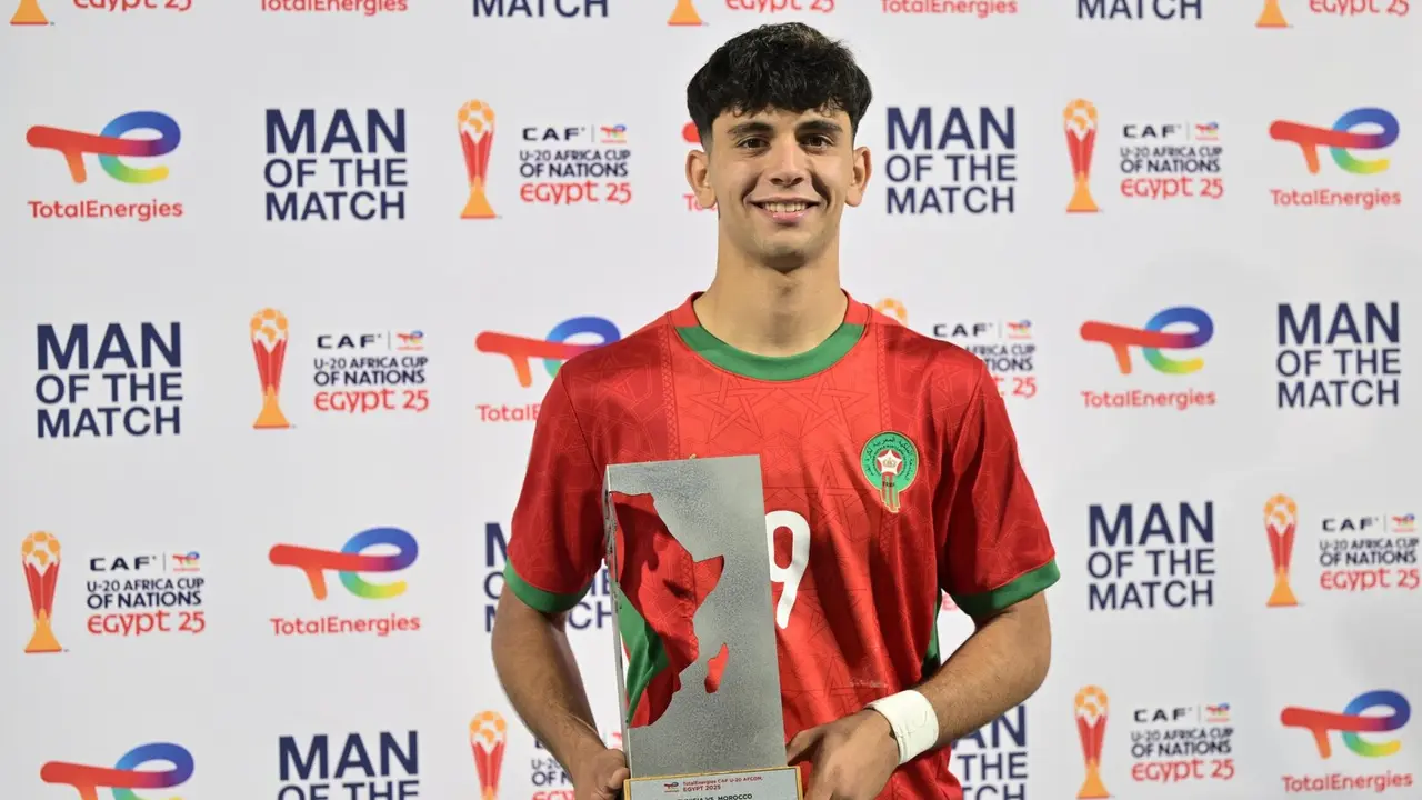 Ayman Arguigue con la selecci&oacute;n de Marruecos / FRMF